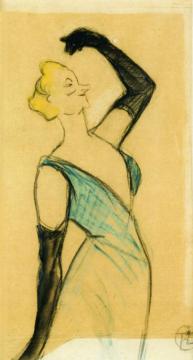 Yvette Guilbert Artwork by Henri de Toulouse-Lautrec