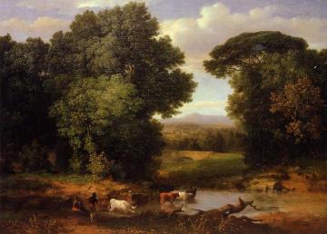 A Bit of Roman Aqueduct Artwork by George Inness