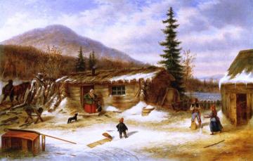 Spill My Milk Artwork by Cornelius Krieghoff