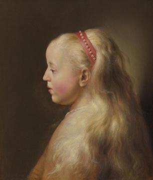Young Girl in Profile Artwork by Jan Lievens