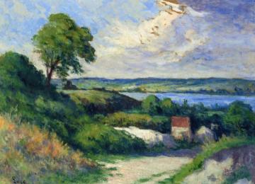 Landscape at Collettes Artwork by Maximilien Luce
