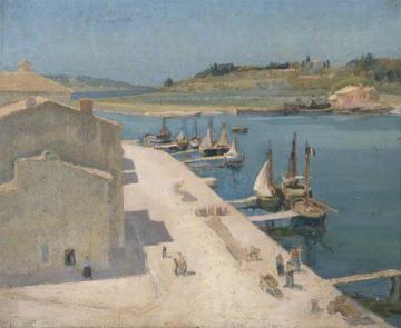 Quai Du Port, Martigues, France Artwork by Arnold Mason
