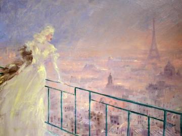 Evening In Paris Artwork by Louis Icart