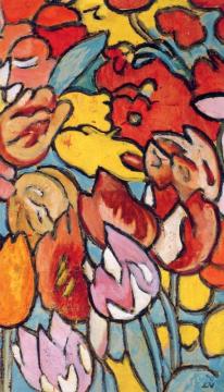 Tulips Artwork by Louis Valtat