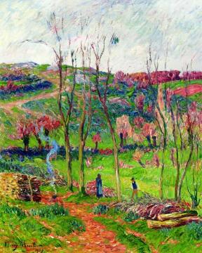 Winter in Brittany Artwork by Henry Moret