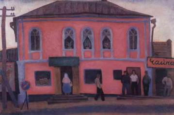 The Teahouse Artwork by Tatiana Yablonskaya