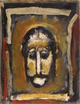 Holy Face (Yellow Harmony) Artwork by Georges Rouault