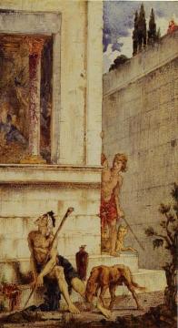 The Wicked Rich And The Poor Lazarus Artwork by Gustave Moreau