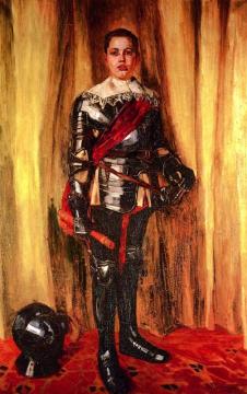 Jörg Trübner In Rüstung Artwork by Wilhelm Trübner