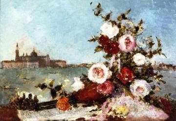 Venice, Flowers And Music Artwork by Dietz Edzard