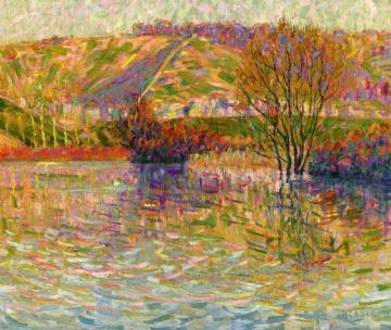 The Coast At Haute Isle Artwork by Auguste Herbin
