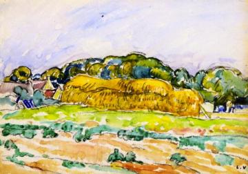 Haystack In Normandy Artwork by Louis Valtat