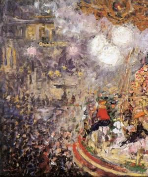 Carrousel, Place Pigalle Artwork by Kees Van Dongen