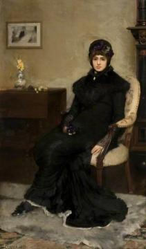 La pensée Artwork by Sir George Clausen