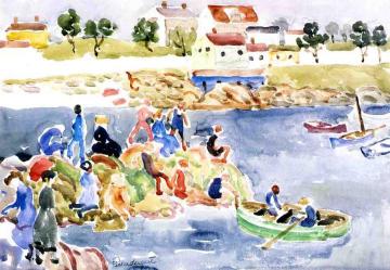 The Cove Artwork by Maurice Prendergast