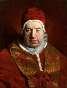 Portrait of Benedict XIV Artwork by Pierre Subleyras