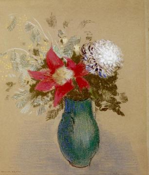 Vase of Flowers Artwork by Odilon Redon