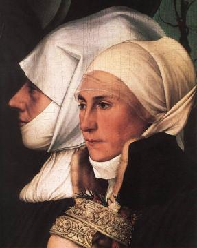 Darmstadt Madonna [detail] Artwork by Hans Holbein the Younger