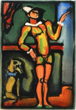 The Shooting Star Circus: Auguste Artwork by Georges Rouault