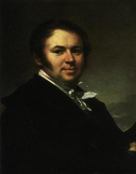 Self-portrait Artwork by Vasily Tropinin