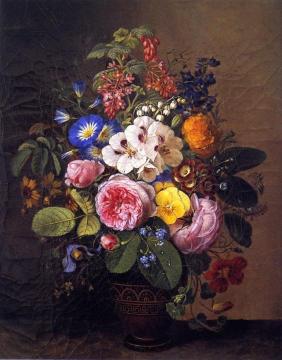 Boquet Of Flowers In A Greek Vase Artwork by Sophie Henck