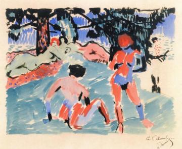 Bathers Artwork by Andre Derain