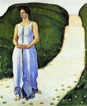 Silence of the Evening Artwork by Ferdinand Hodler