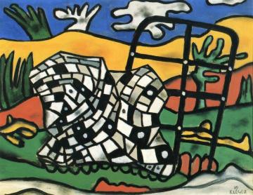 Cover in a Landscape Artwork by Fernand Léger