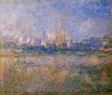 Vetheuil in the Fog Artwork by Claude Oscar Monet