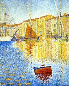 Red Buoy Artwork by Paul Signac