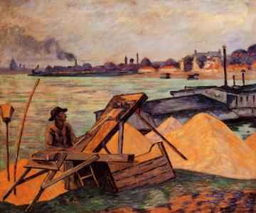 Sifting Sand Artwork by Armand Guillaumin