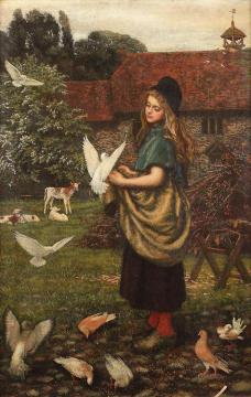 The Pet Of The Farm Artwork by Arthur Hughes