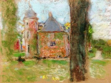 The Tower of Château des Clayes Artwork by Edouard Vuillard