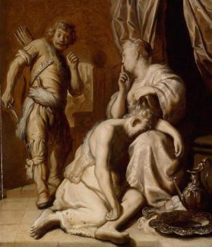 Samson and Delilah (Simson en Delila) Artwork by Jan Lievens