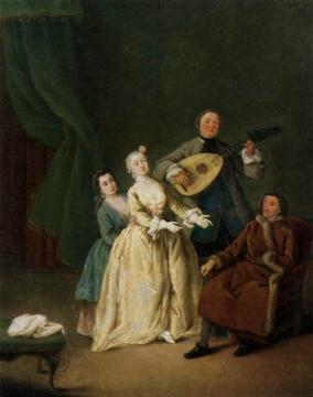 The Family Concert Artwork by Pietro Longhi