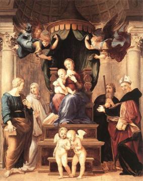 Madonna del Baldacchino Artwork by Raphael