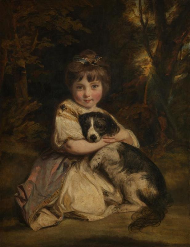 Love Me, Love My Dog Artwork by Sir Joshua Reynolds