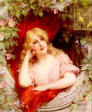 Morning Glories Artwork by Leon Francois Comerre