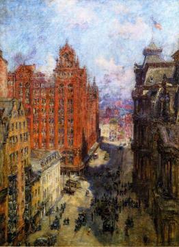 Broad Street Station, Philadelphia Artwork by Colin Campbell Cooper