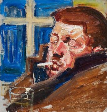 After the Feast Artwork by Akseli Gallen-Kallela