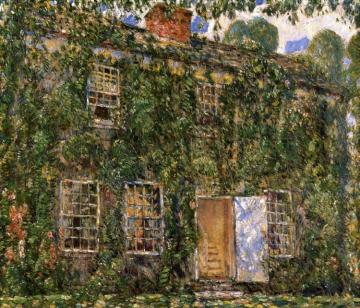 Home Sweet Home Cottage, East Hampton Artwork by Frederick Childe Hassam