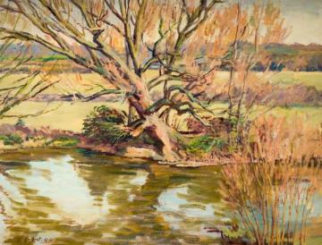 Flatford-on-avon Artwork by Duncan Grant