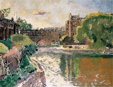 Pulteney Bridge, Bath, Somerset Artwork by Walter Richard Sickert