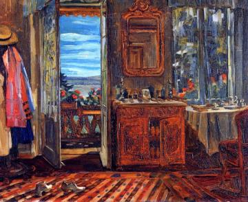 Balcony And Interior At Starnberg Lake Artwork by Wilhelm Trübner