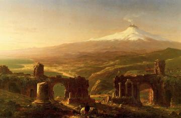 Mount Etna from Taormina Artwork by Thomas Cole