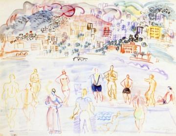 Les Ballets De Monte Carlo Artwork by Raoul Dufy