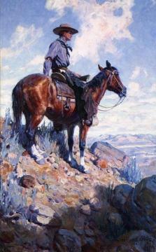 Sentinel of the Plains Artwork by William Herbert Dunton