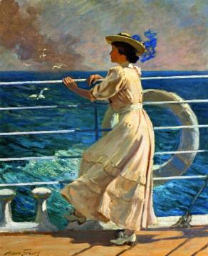 On The Deck Artwork by Abbott Fuller Graves