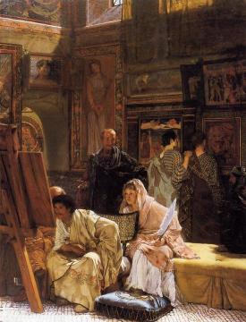 The Picture Gallery Artwork by Sir Lawrence Alma Tadema