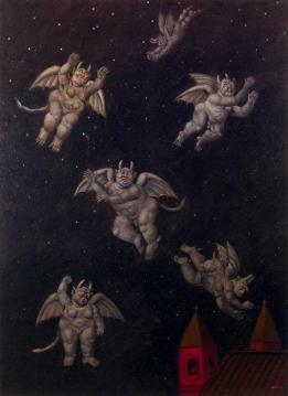 Homage To La Tour Artwork by Fernando Botero